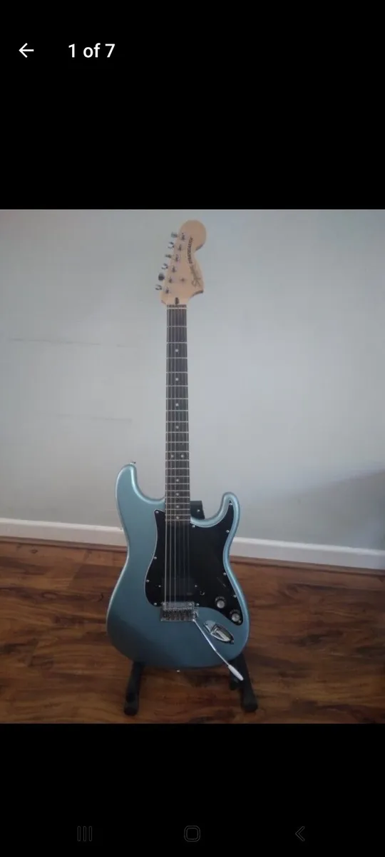 Squier Affinity Strat with EMG H4A (passive) - Image 1