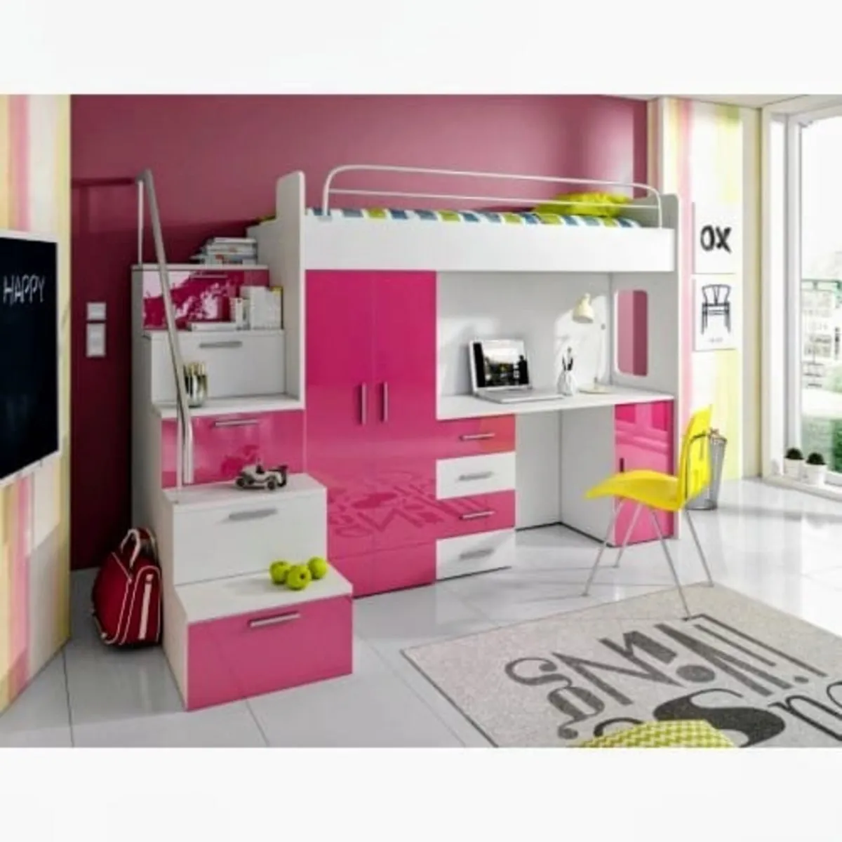 Complete Children's Bedroom Set – ROY 4S High Slee - Image 1