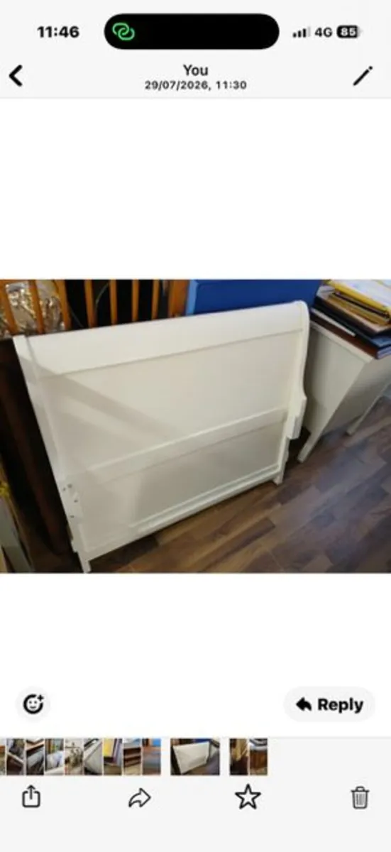 Quality Bed with a side bed that fits underneath - Image 2