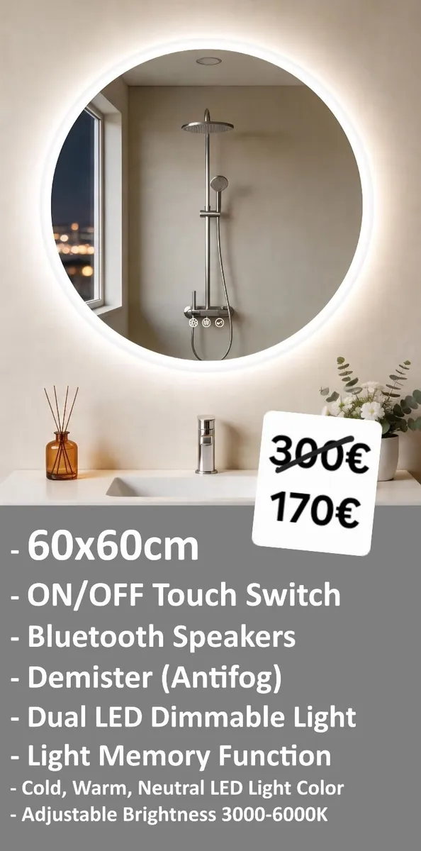 LED Bathroom Mirror - Image 4