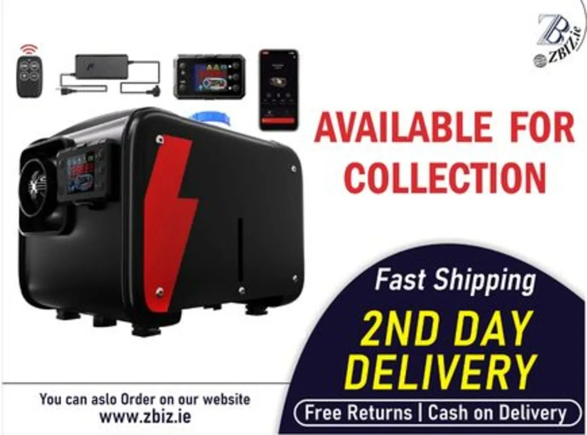 12V 8KW Diesel Heater with LCD Display - Image 1