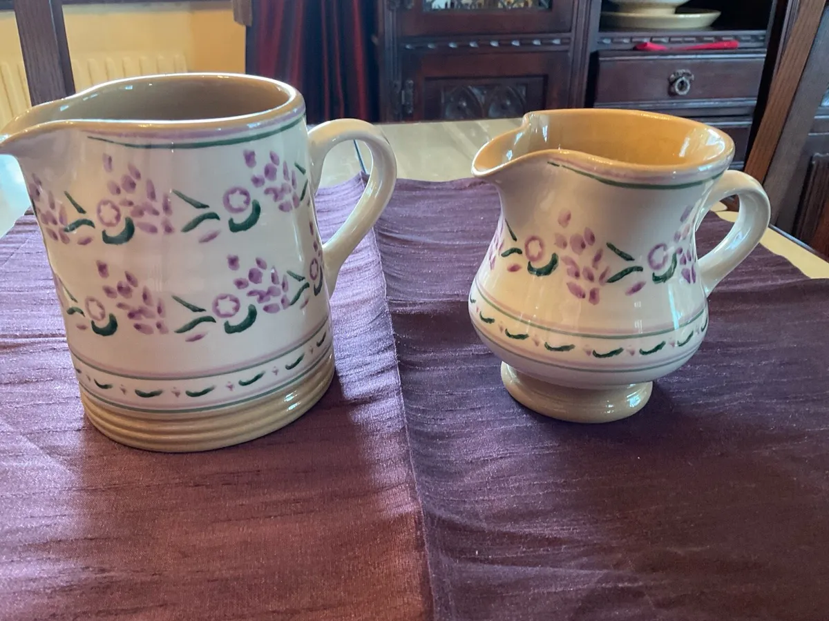 Nicholas Mosse Lavender jugs cylinder and creamer - Image 3