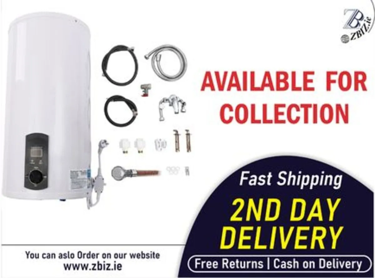 100 Electric Water heater 2000w with LED Display - Image 1