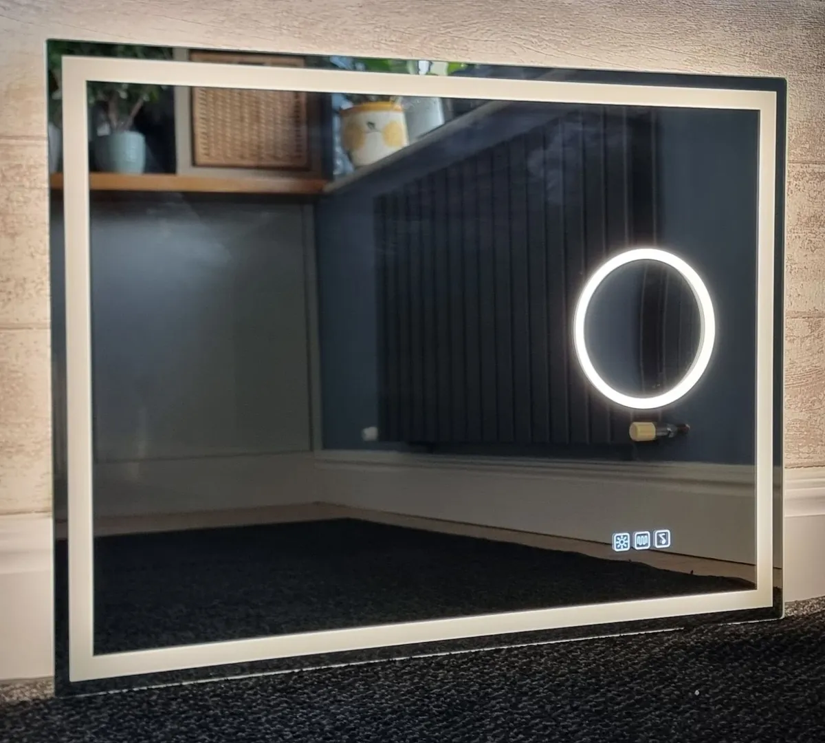 LED Bathroom Mirror Bluetooth Speakers Antifog - Image 2
