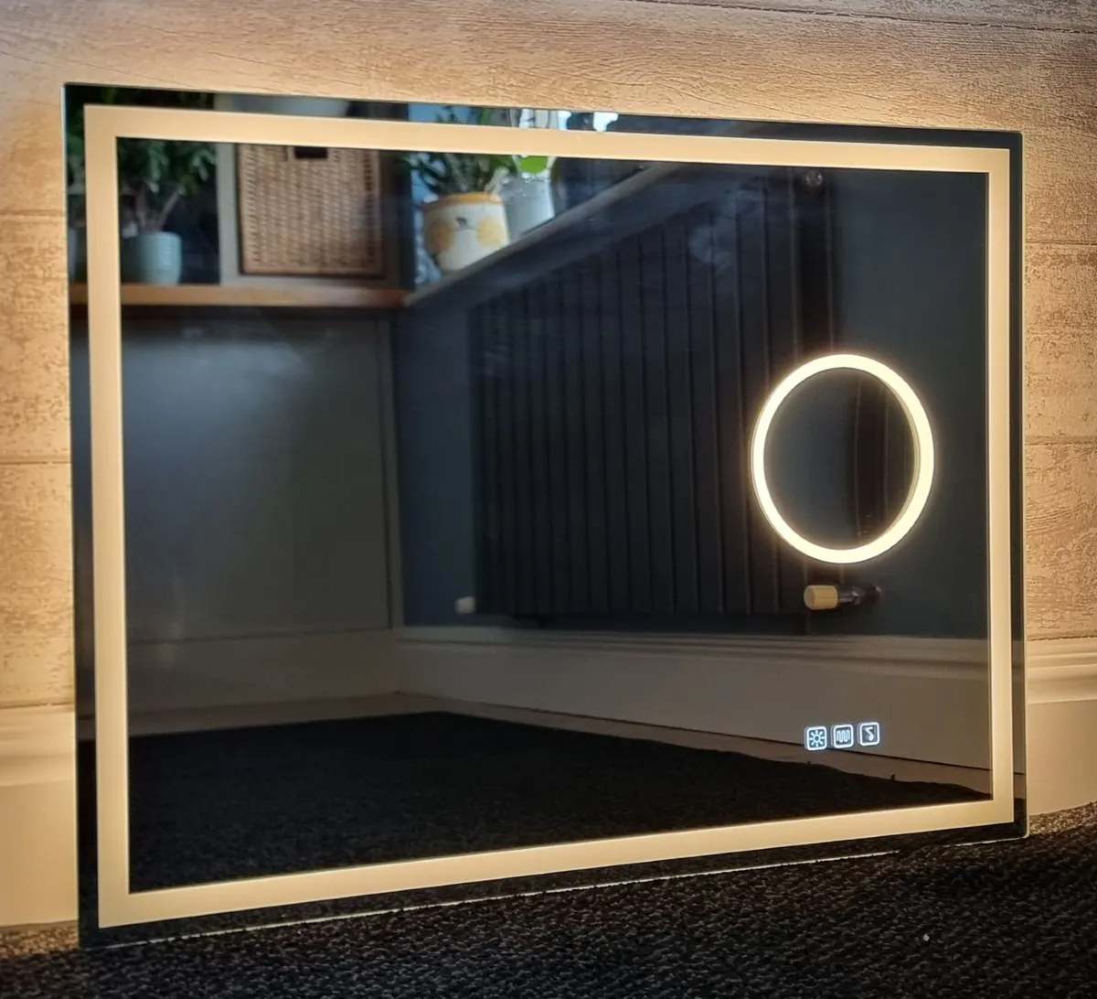 LED Bathroom Mirror Bluetooth Speakers Antifog - Image 4
