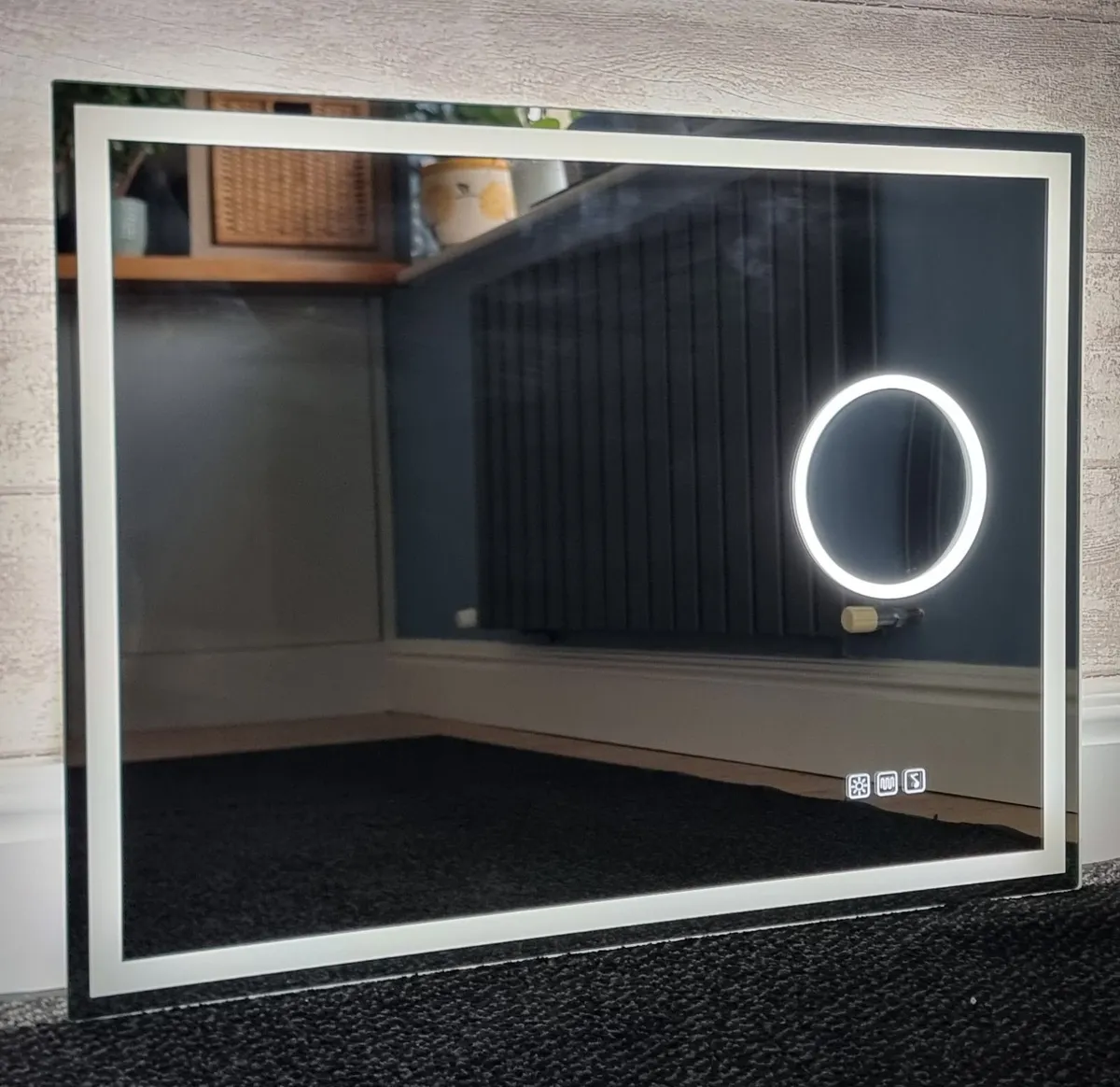 LED Bathroom Mirror Bluetooth Speakers Antifog - Image 3