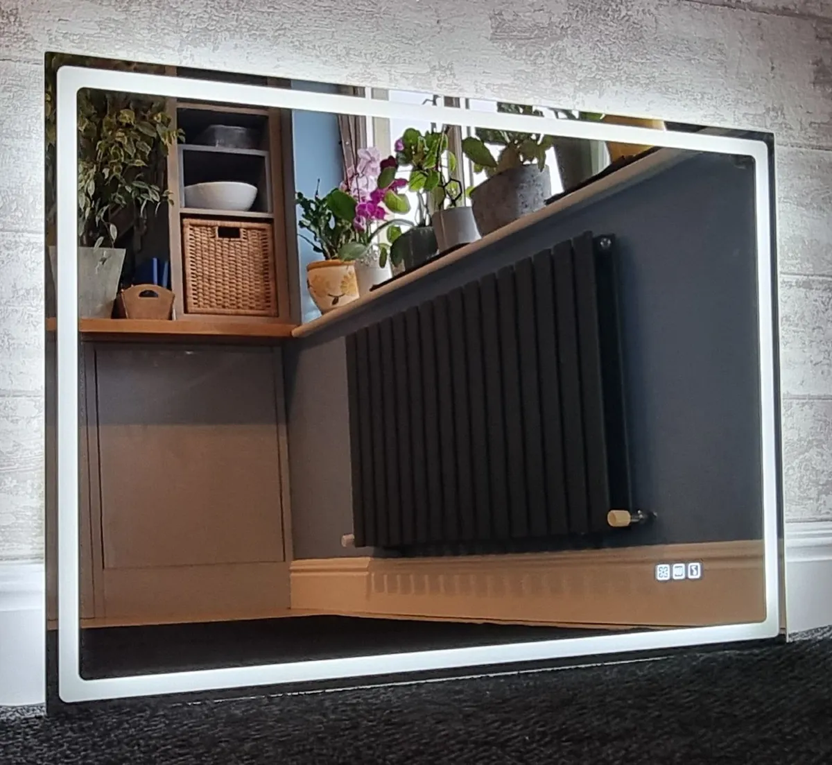 LED Bathroom Mirror Bluetooth Speakers Antifog - Image 2
