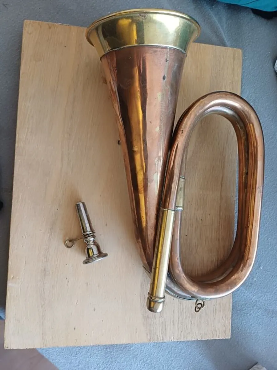 Vintage brass bugle John Grey - Image 1