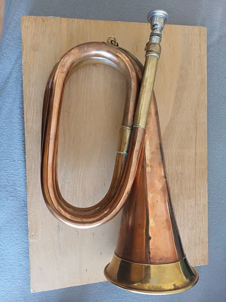 Vintage brass bugle John Grey - Image 2
