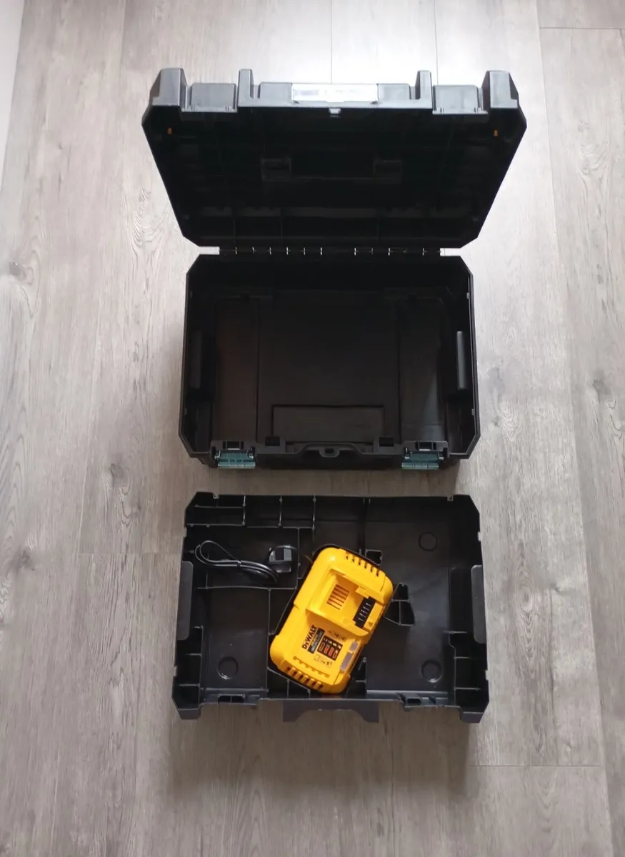 DeWalt TSTAK Box & Charger (New) - Image 1