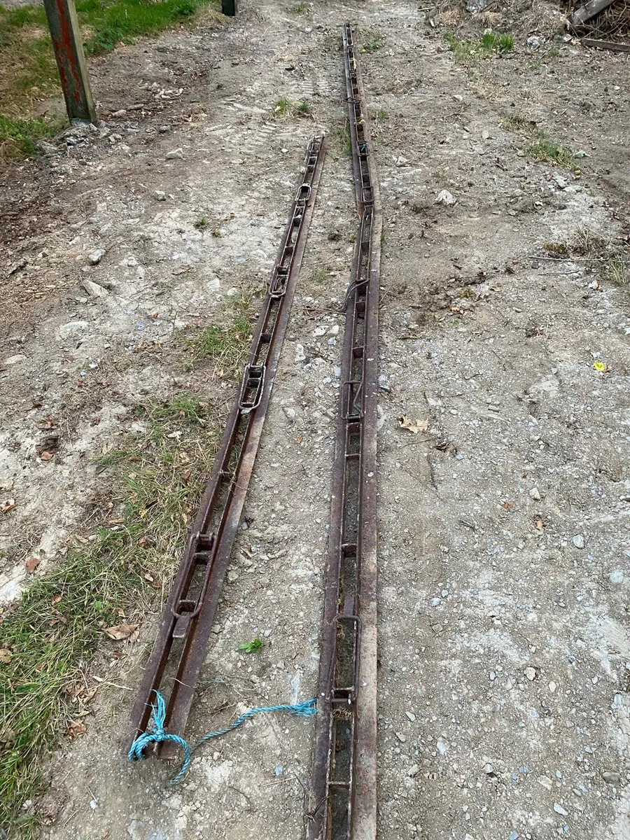 Heavy Duty Steel Scraping Track / Parlor Rail Iron - Image 2