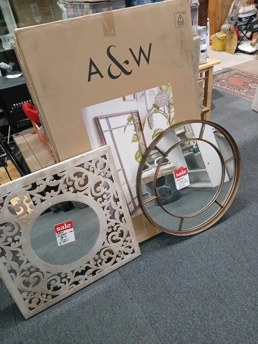 NEW in boxes Mirrors Indoor & outdoor use - Image 1
