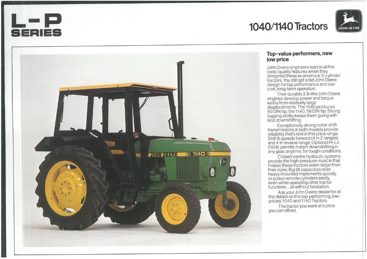 John Deere 1040.  Toyota Hilux 1989 - Image 3