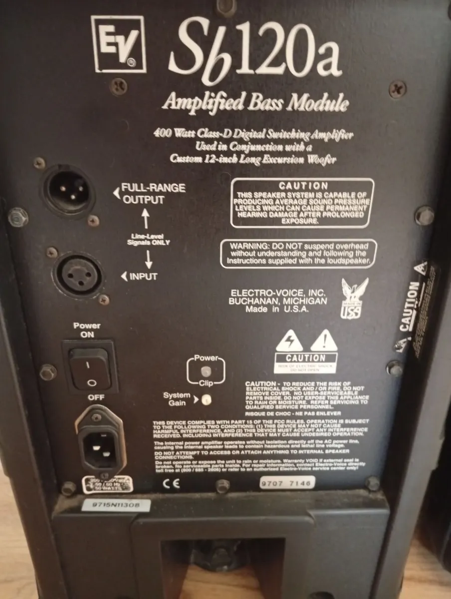 Ev Subwoofers - Image 2