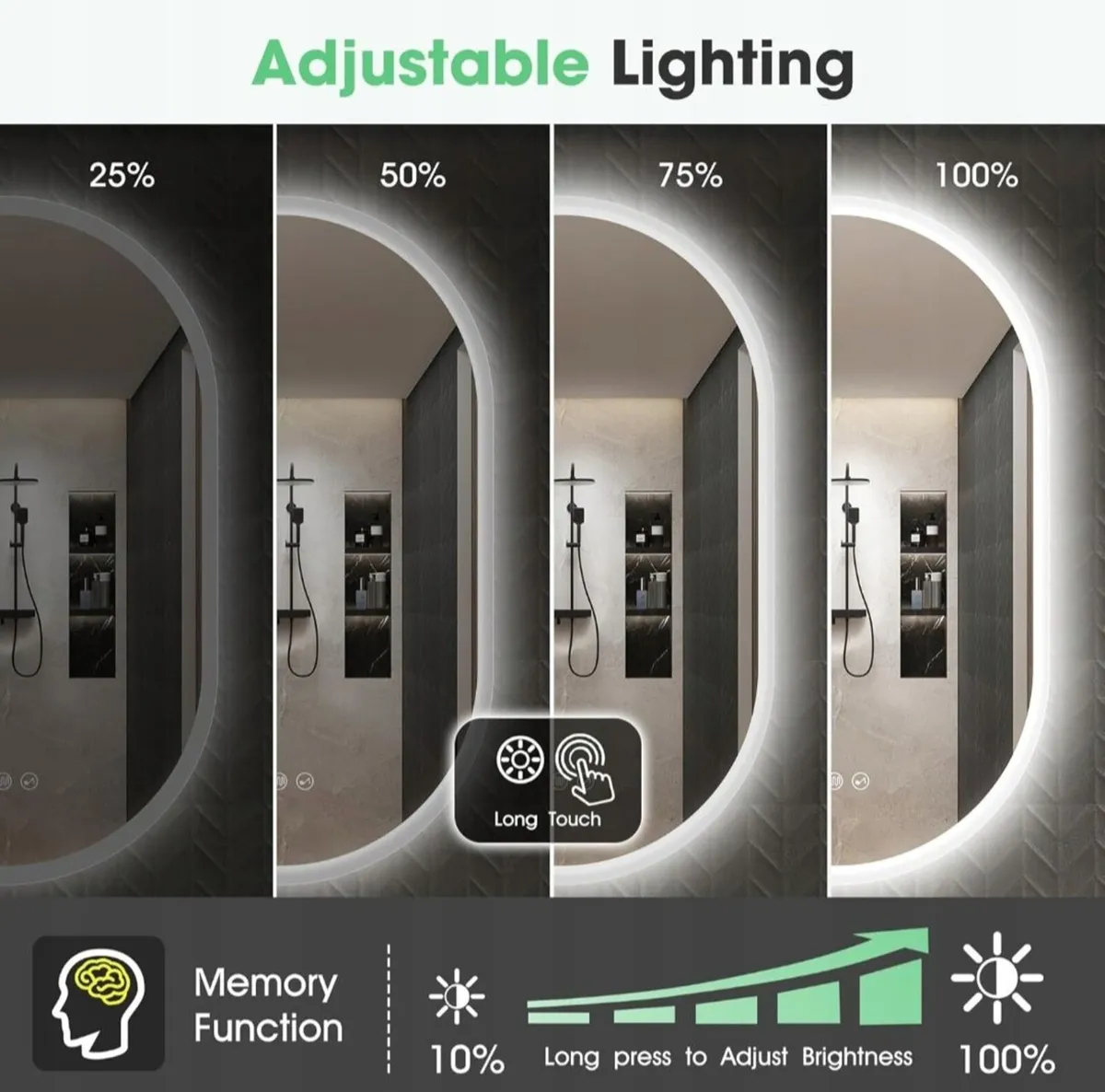 LED Bathroom Mirror - Image 2
