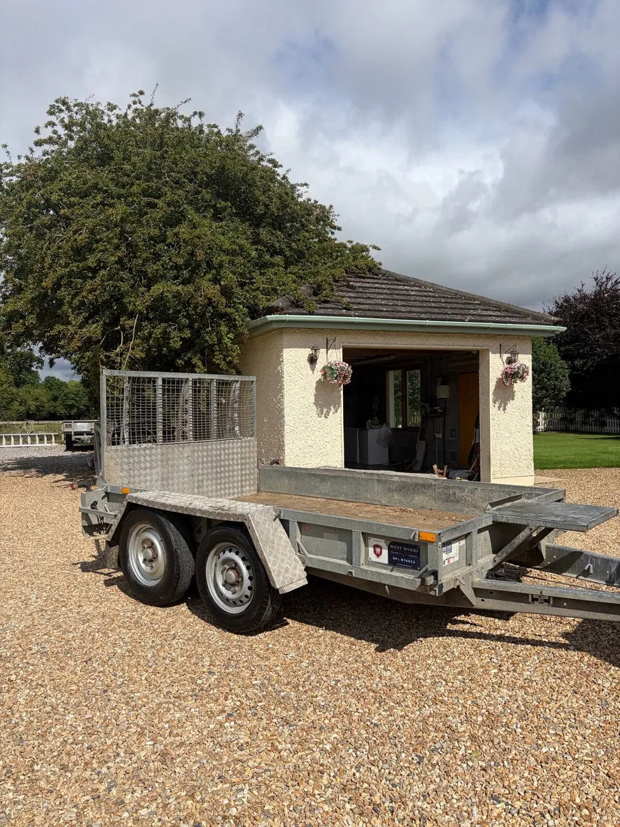 10x6 Ifor Williams Plant Trailer - Image 1
