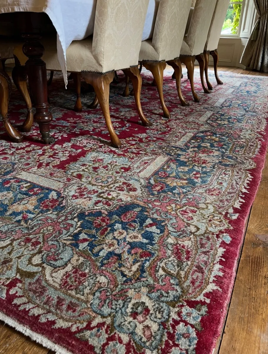Original Hand Knotted Antique Rug - Image 2