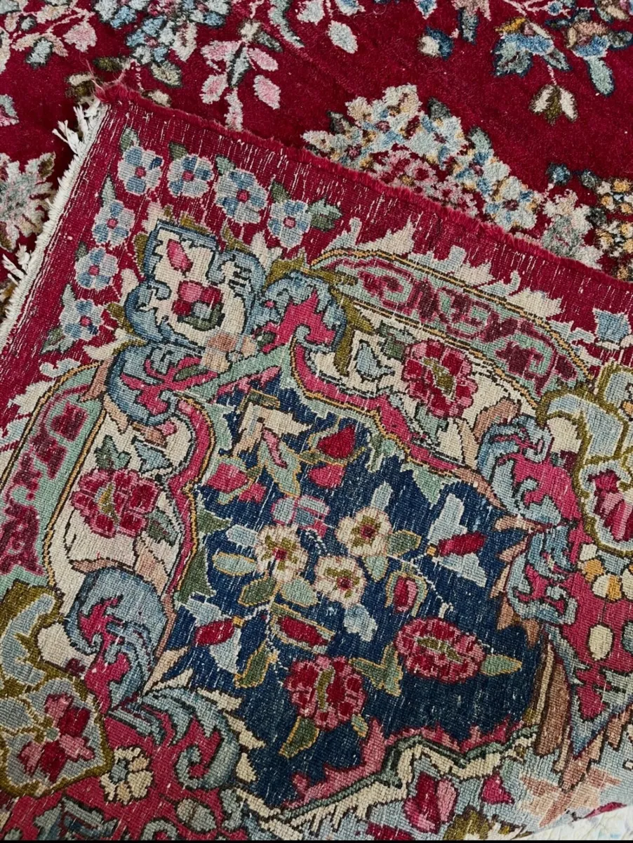 Original Hand Knotted Antique Rug - Image 3
