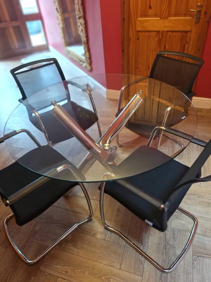 Table and Four Chairs - Image 1