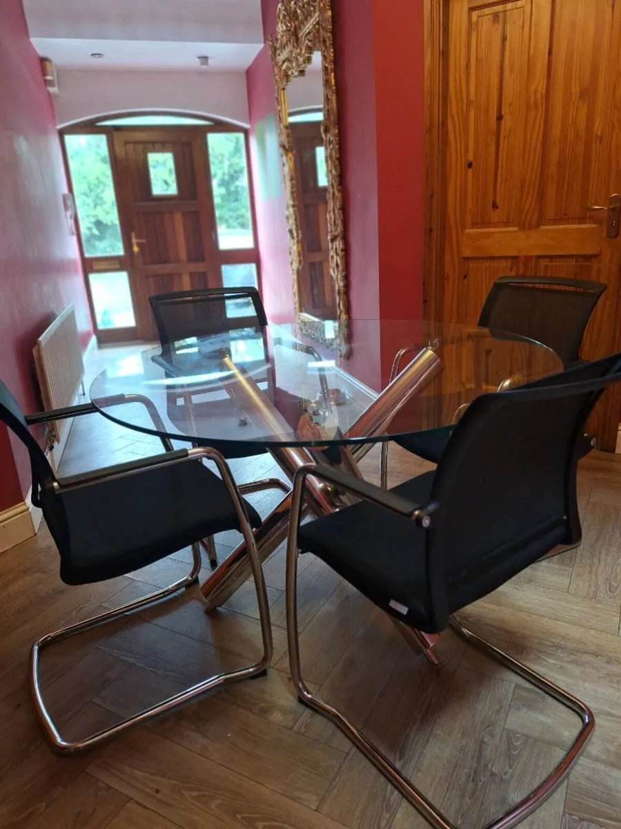Table and Four Chairs - Image 2