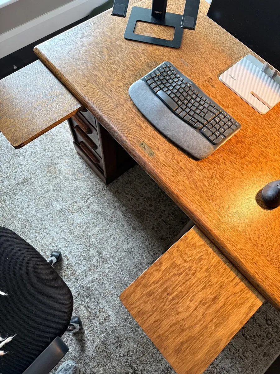 Beautiful Antique drafting desk - Image 3