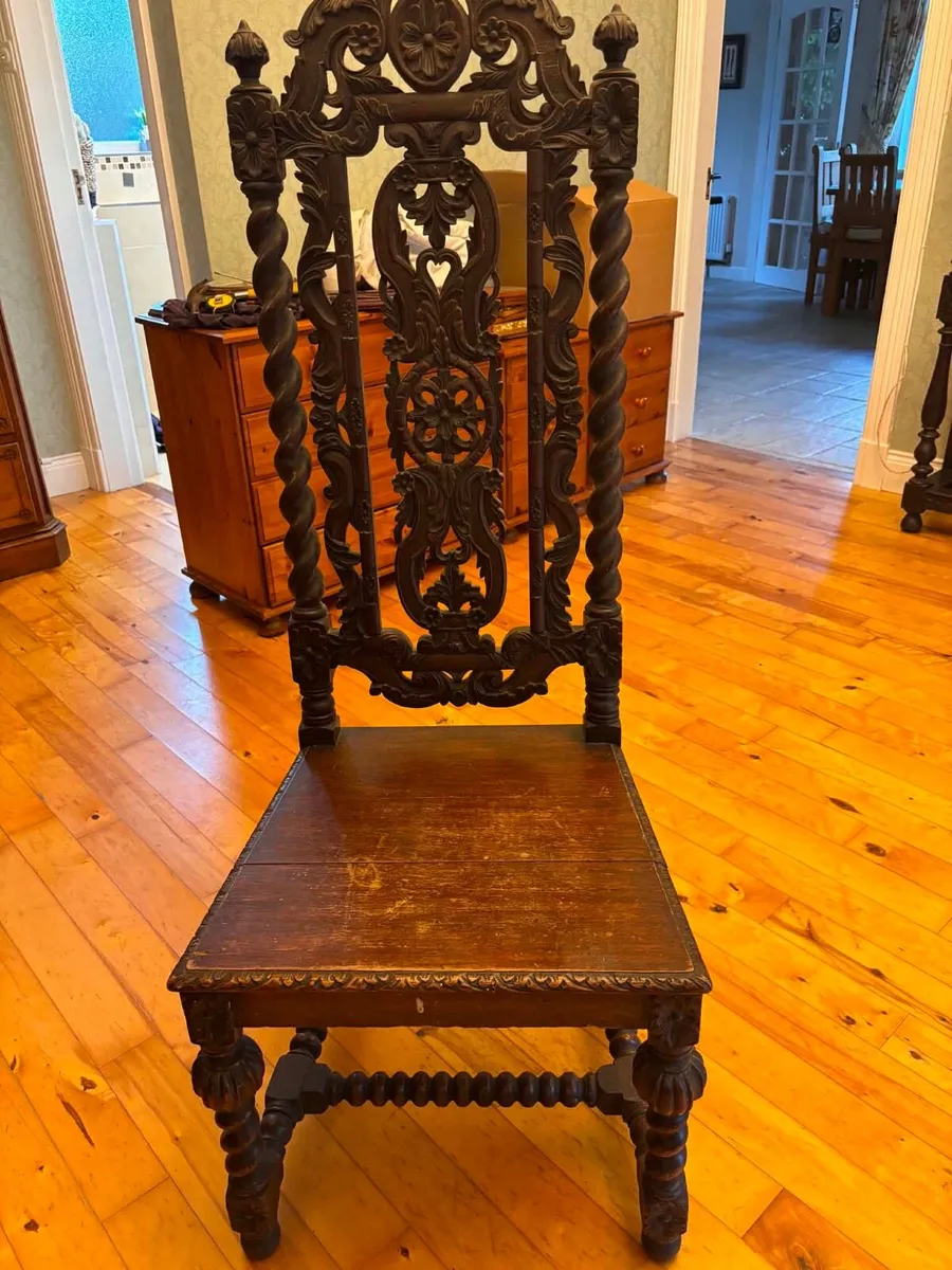 Victorian chairs x 2 - Image 3