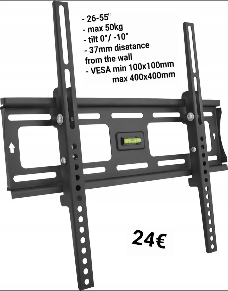 TV Wall Mount Bracket Flat Tilt 26" - 55" - Image 2