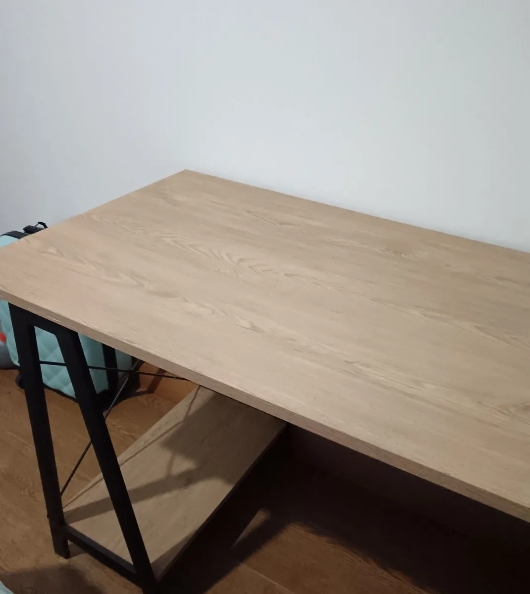 Large Modern Oak Office Desk - Image 2