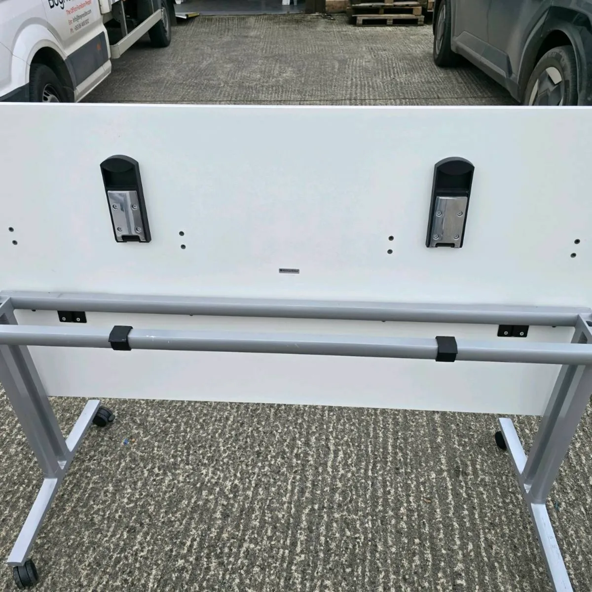 White flip top tables 1600 x 800 - Image 2