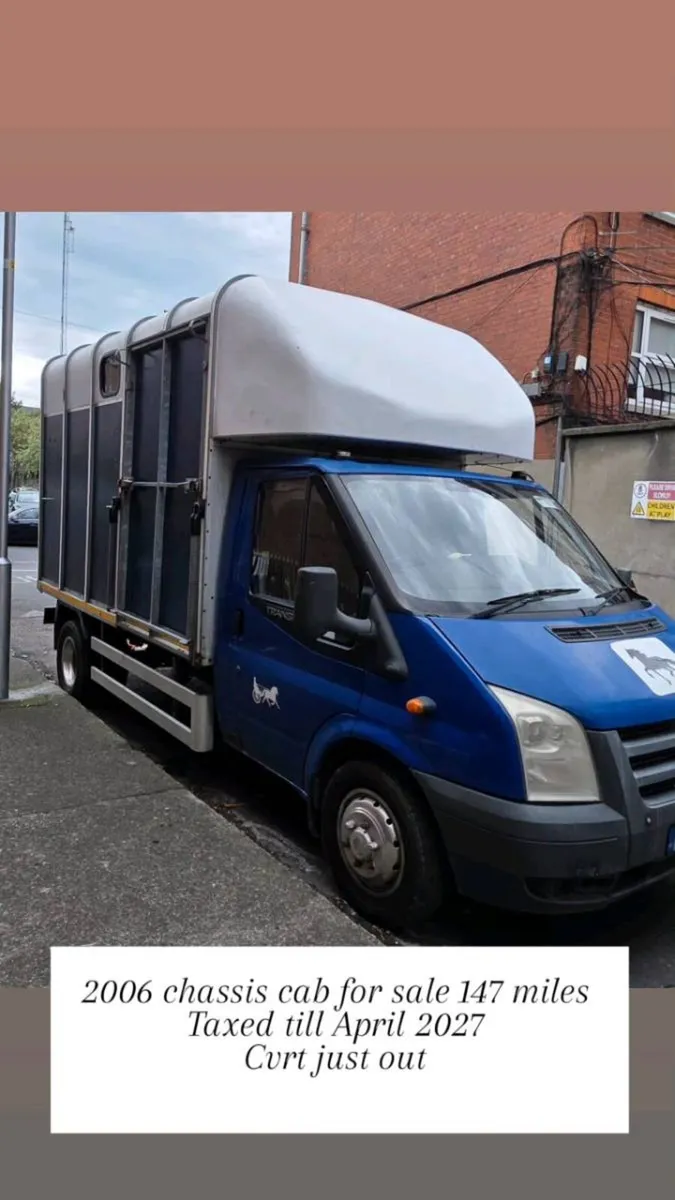 2006 ford transit horse van - Image 1