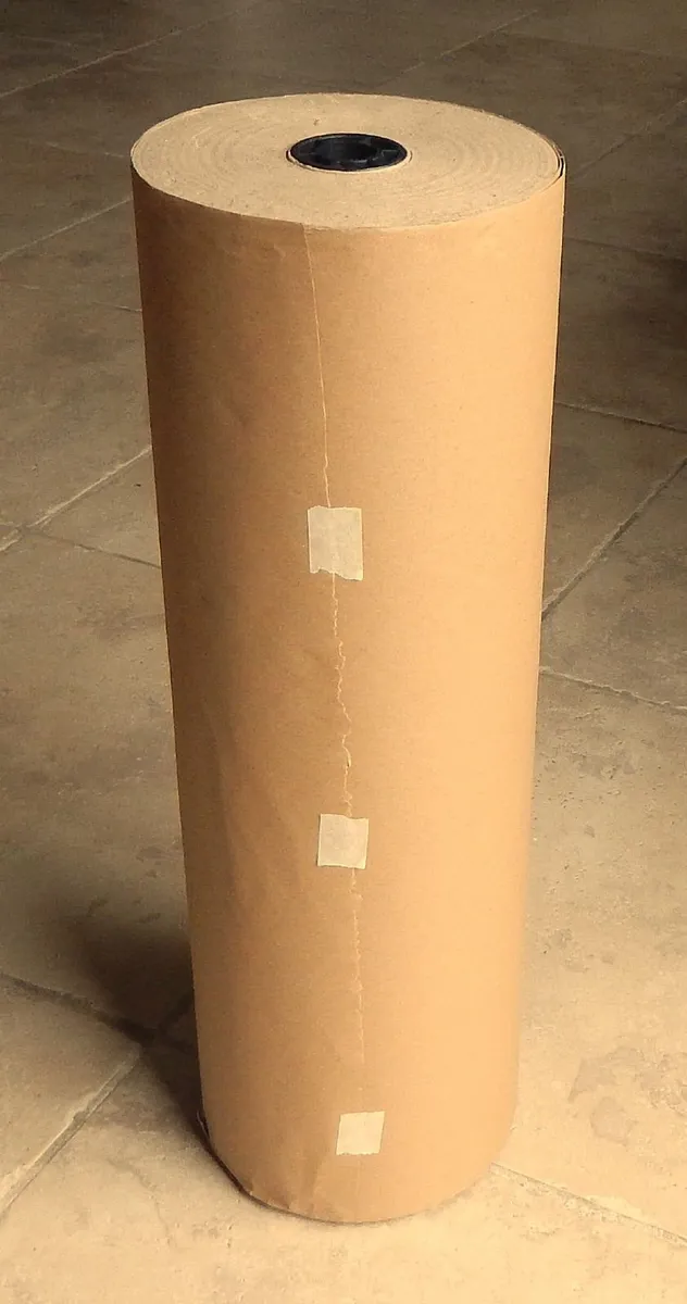 Large Roll of Brown Kraft Paper - Image 2