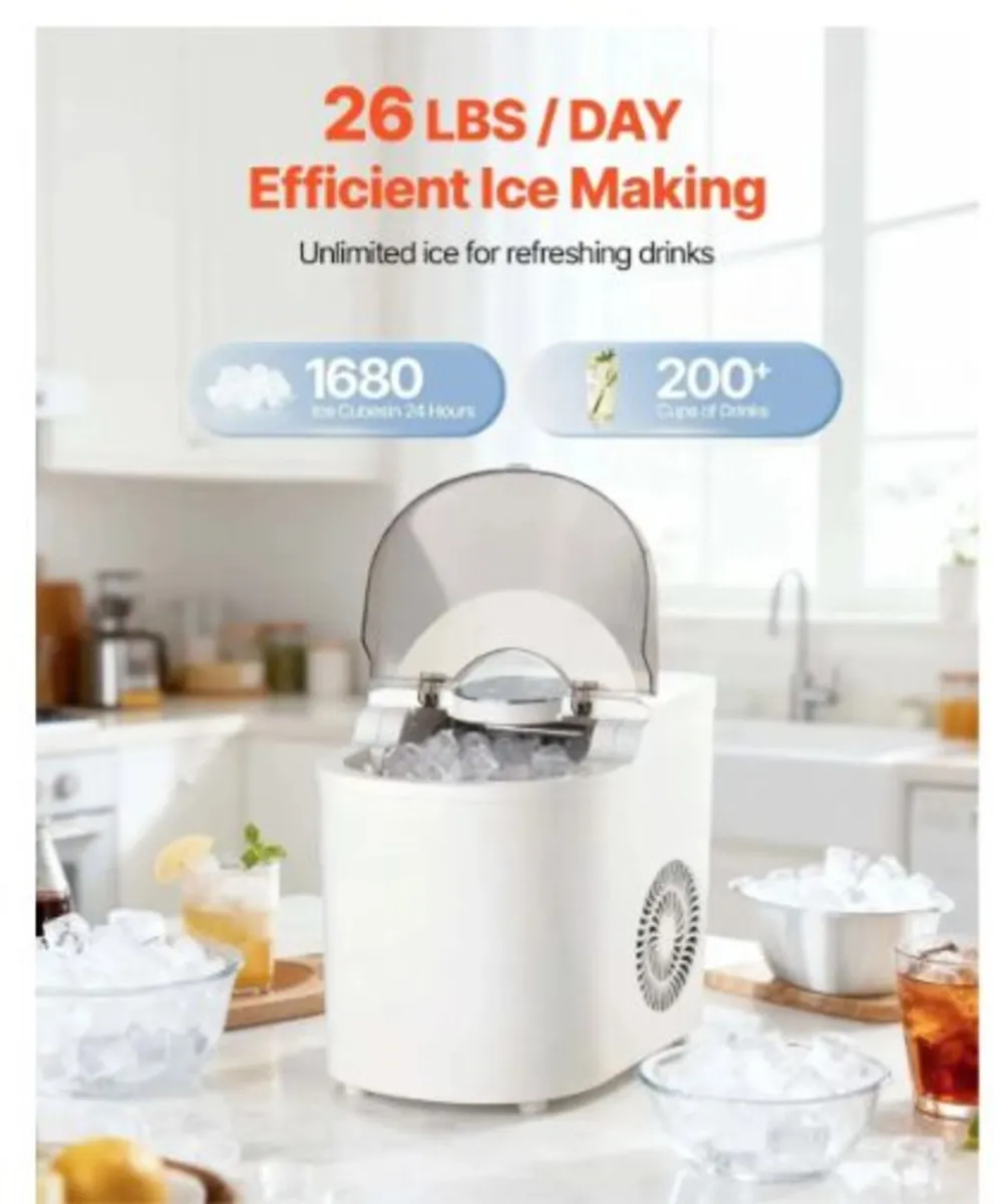 Ice Cube Machine 7 Cubes 11.8KG/24H - Image 2