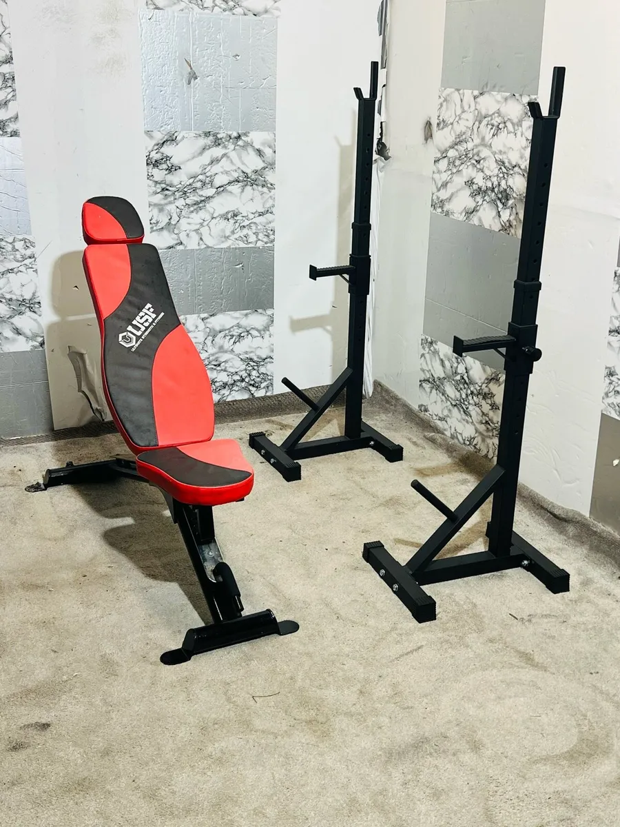 ADJUSTABLE RACK STANDS WITH BENCH - Image 1