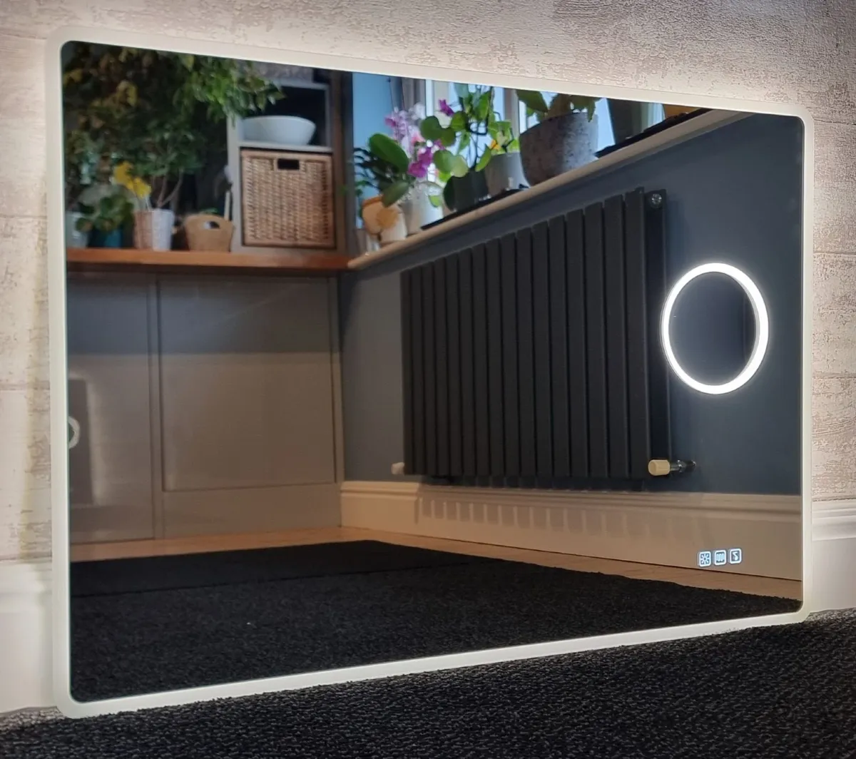 LED Bathroom Mirror 70x100 Makeup Antifog - Image 3