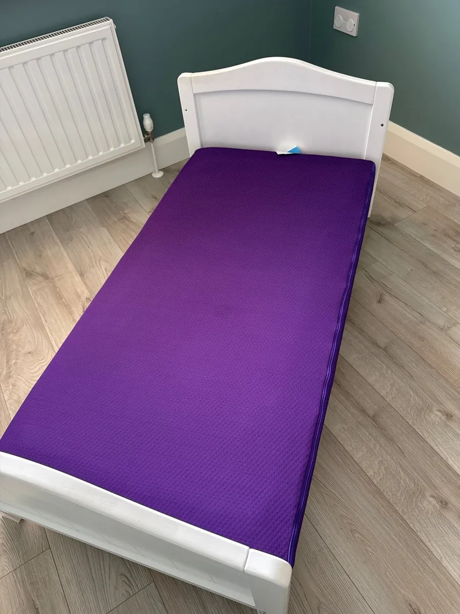 Toddler Bed Frame and Mattress - Image 1