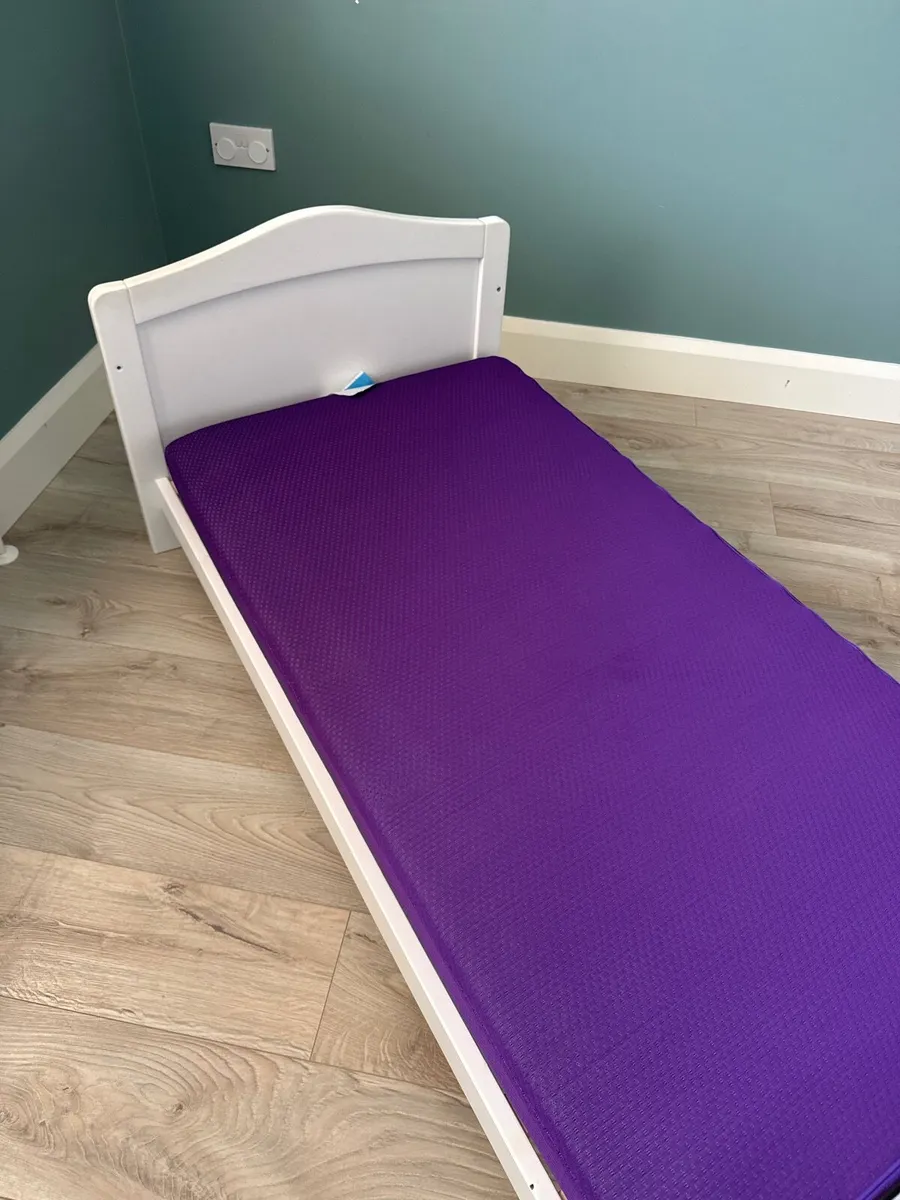 Toddler Bed Frame and Mattress - Image 2