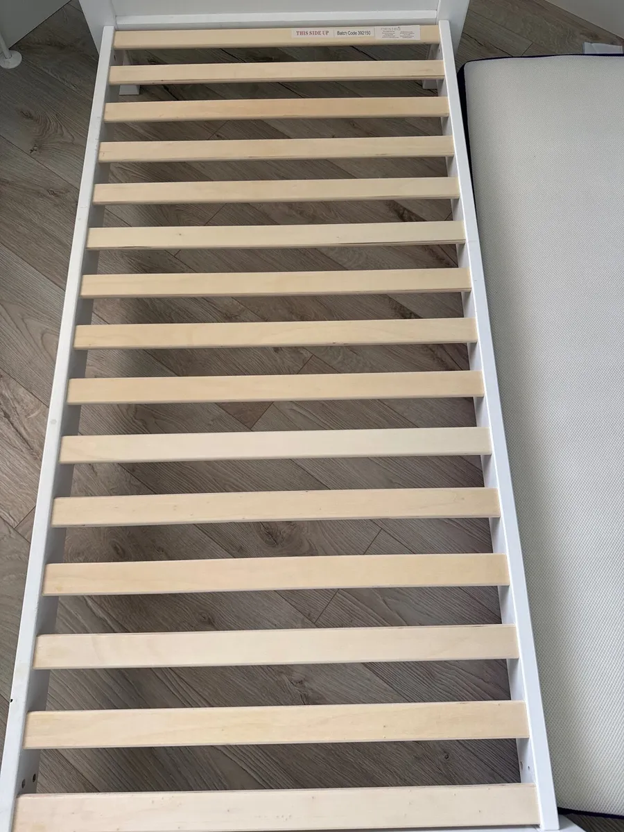 Toddler Bed Frame and Mattress - Image 4