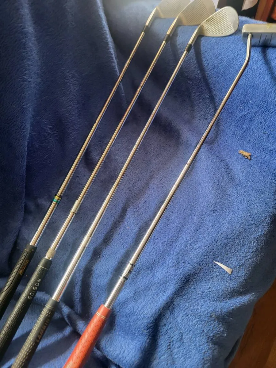 Golf wedges + ping Bergen putter. - Image 1