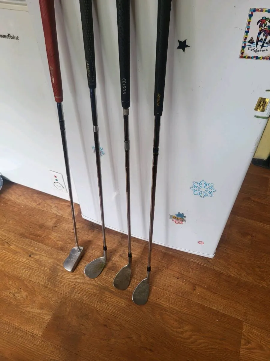 Golf wedges + ping Bergen putter. - Image 4