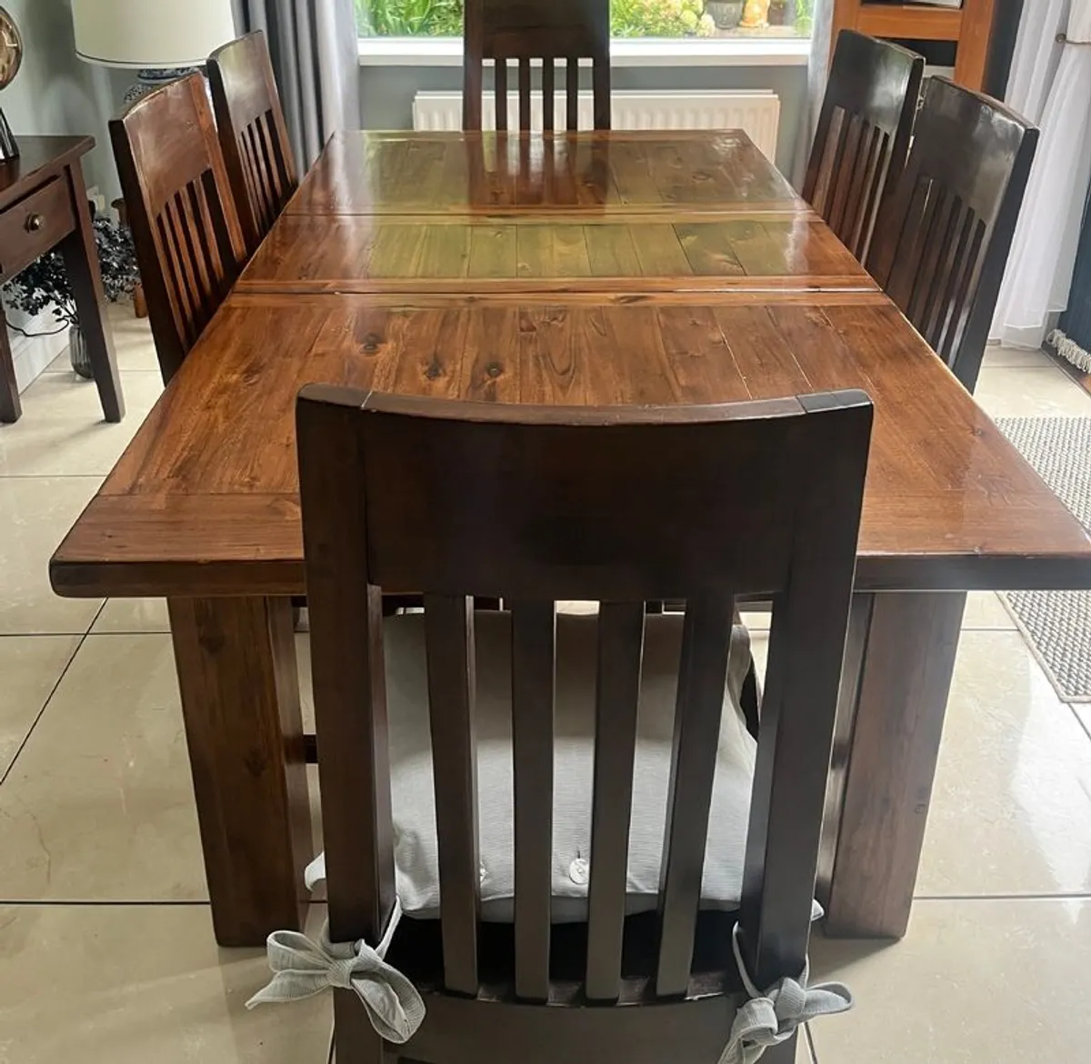 Kitchen table & 6 chairs - Image 2