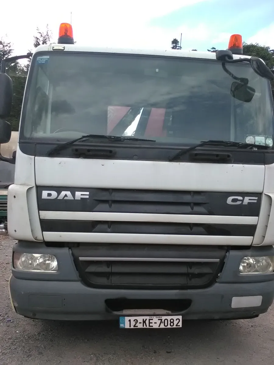 White DAF truck - Image 1