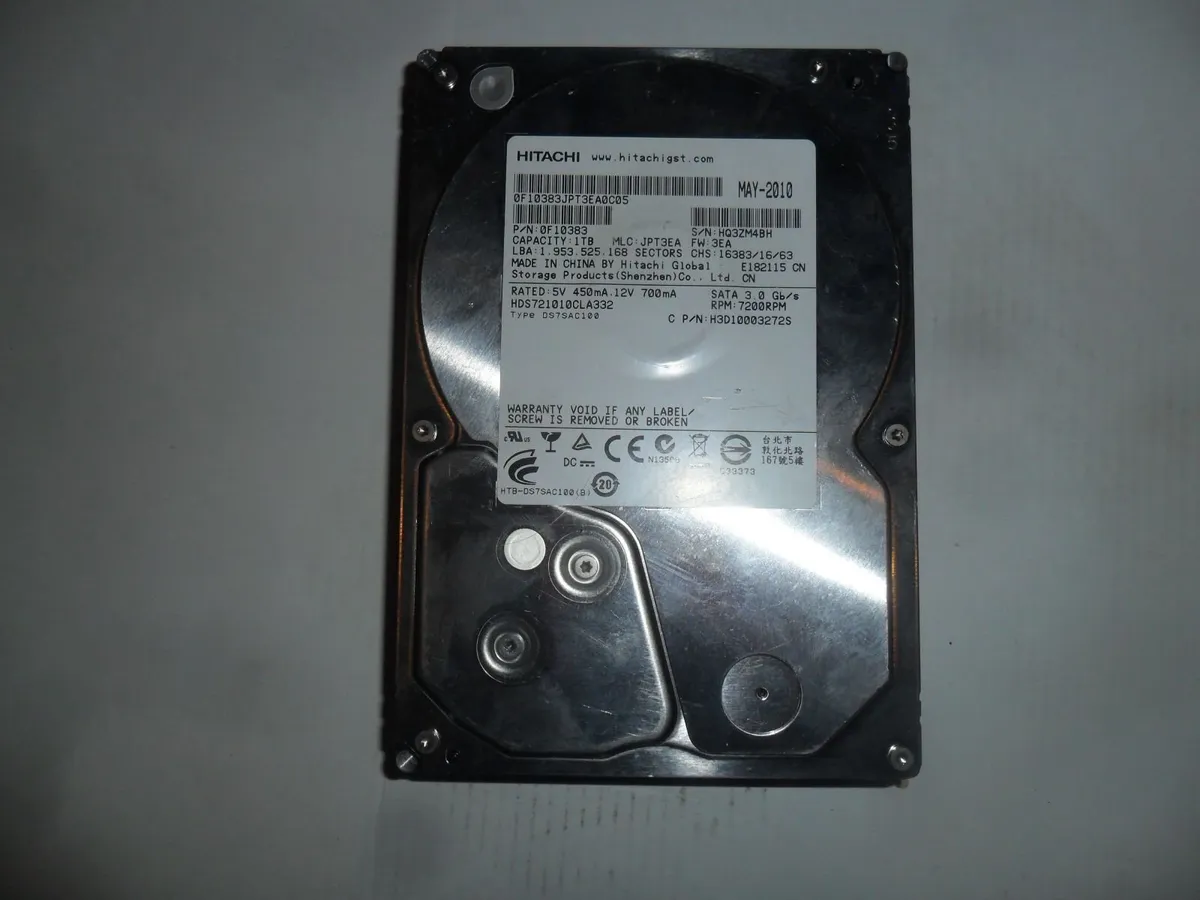 Hitachi Hdd 1 TB - Image 1