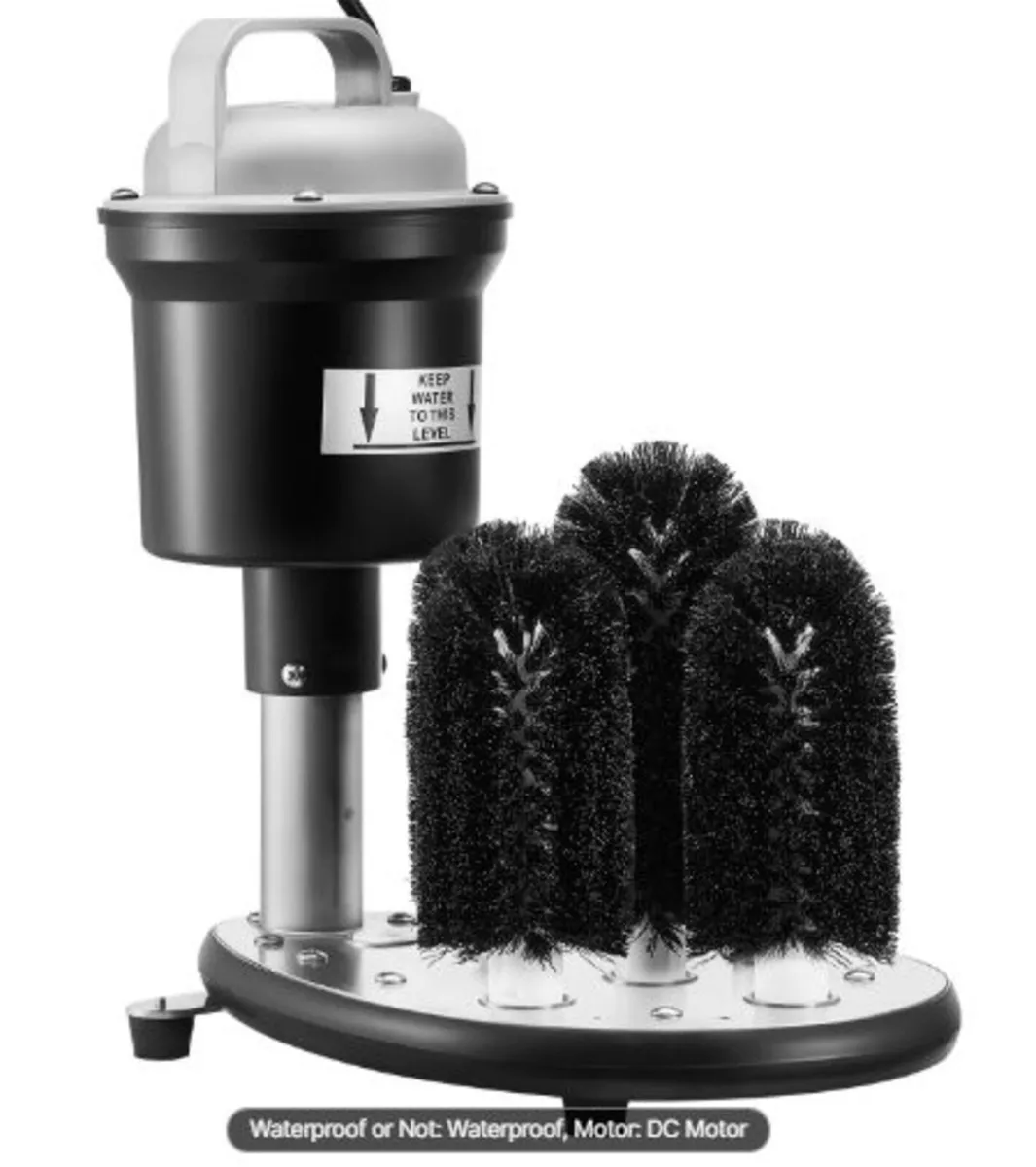 Electric Commercial Glass Washer, 5-Brush Bar - Image 1