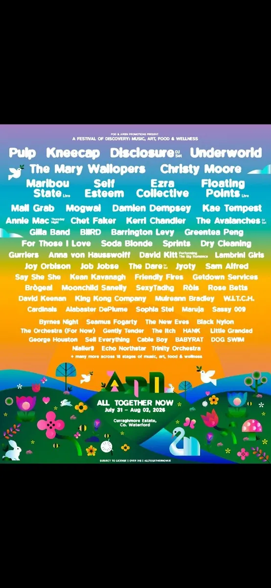 All Together Now Ticket x1