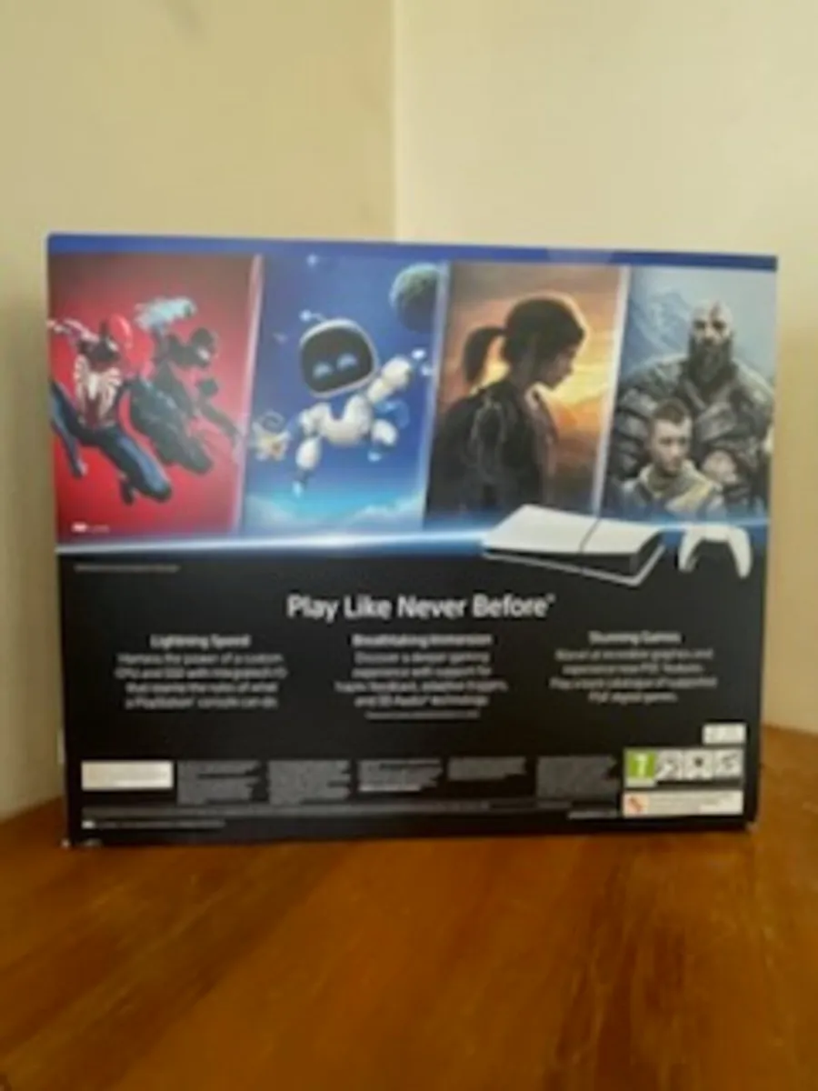 PS5 slim digital edition 825GB new(sealed) - Image 2