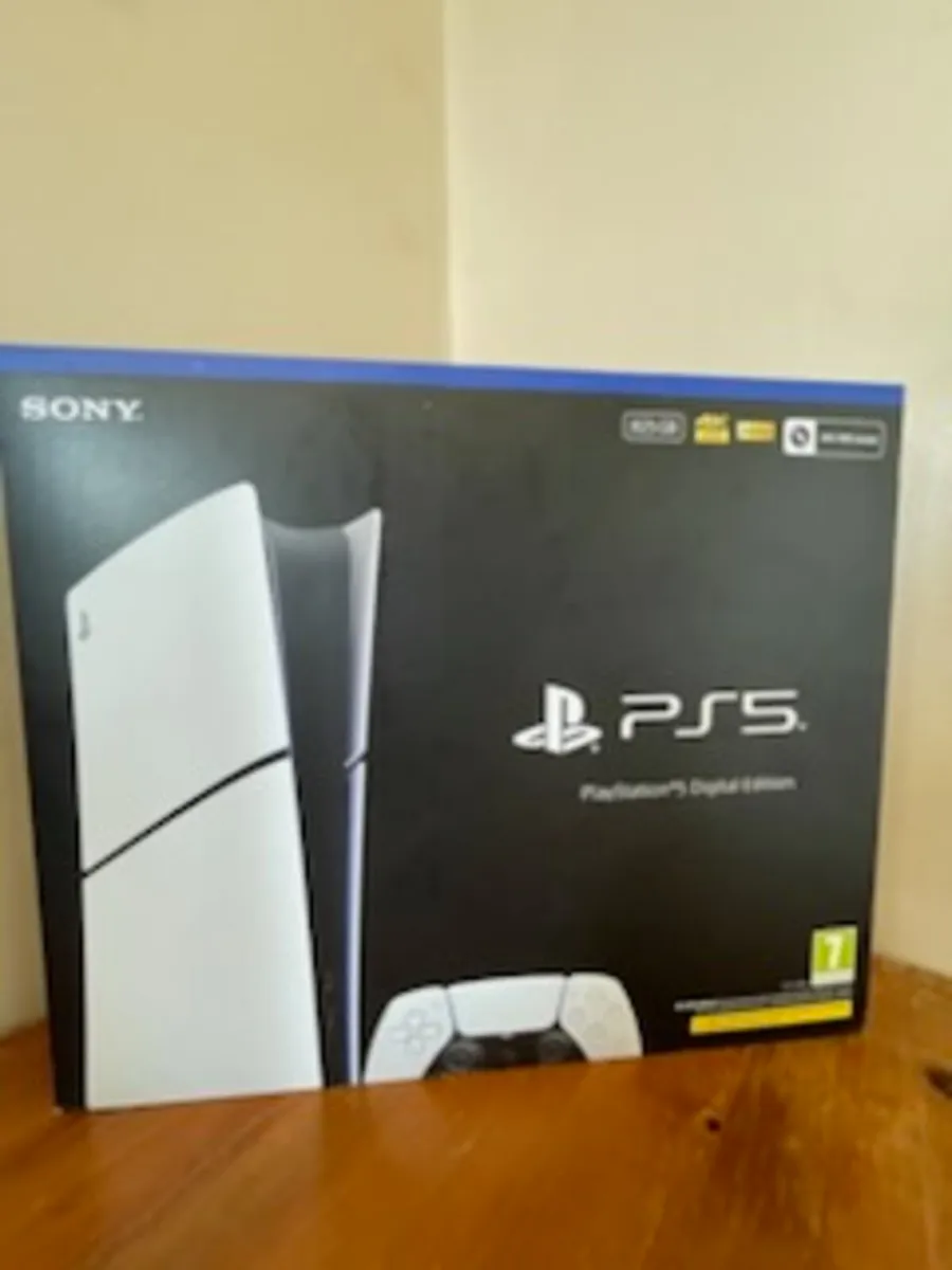 PS5 slim digital edition 825GB new(sealed) - Image 1