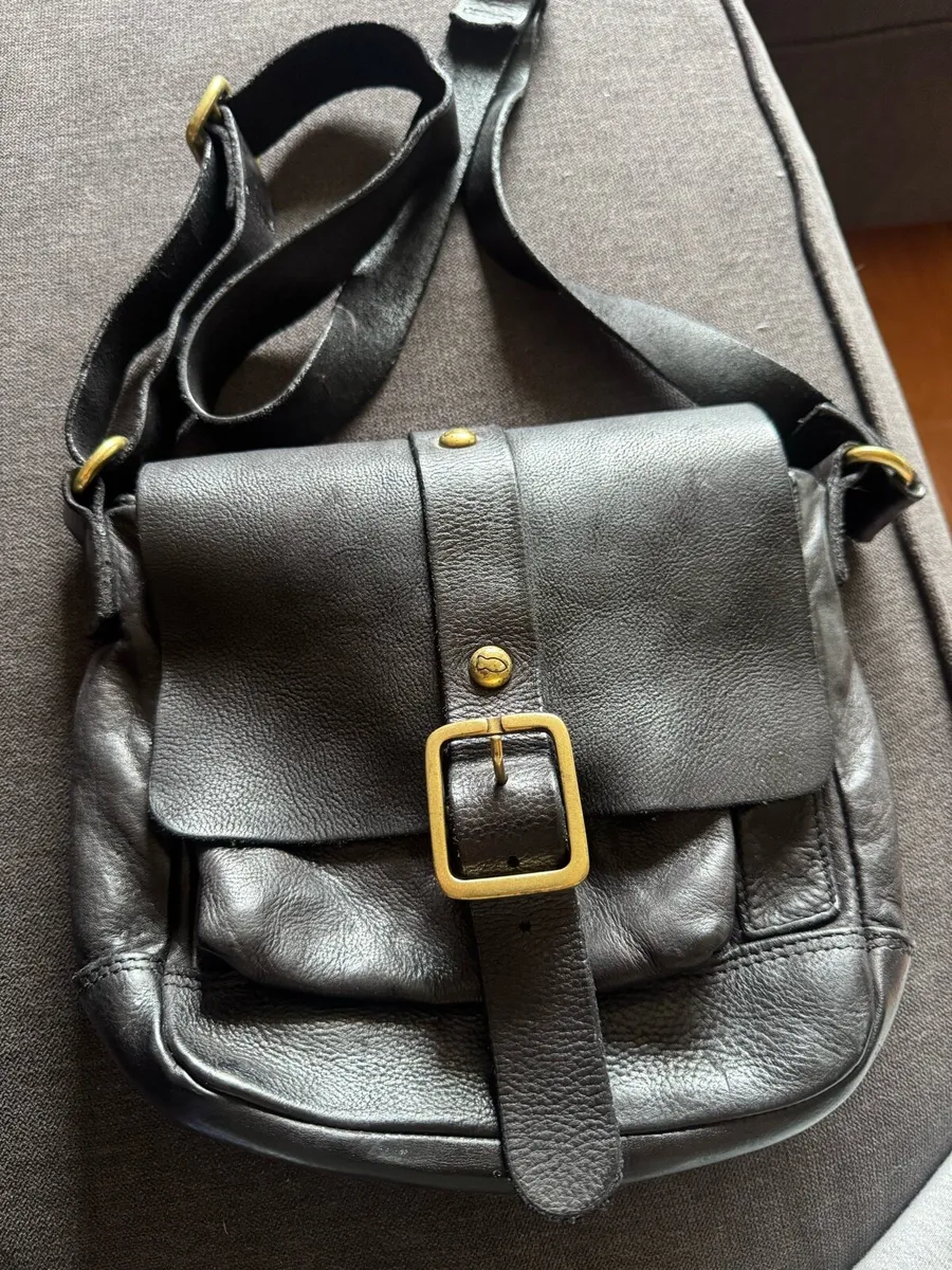 Black leather bag - Image 2