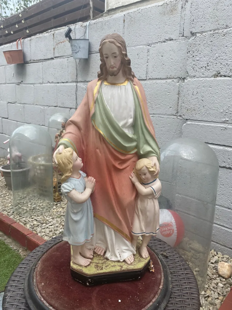 Religious chalk/plaster statues - Image 2