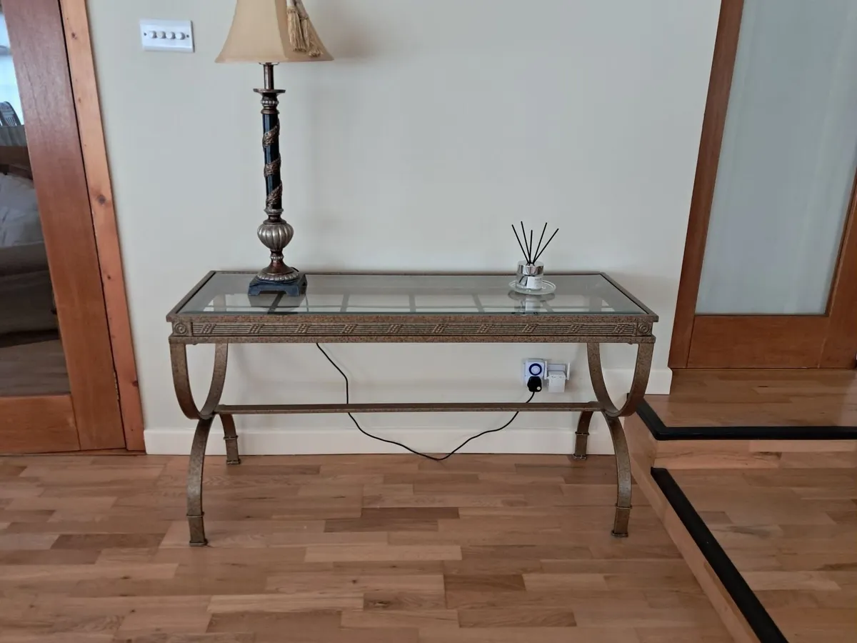 Three Glass Topped Tables - Image 1