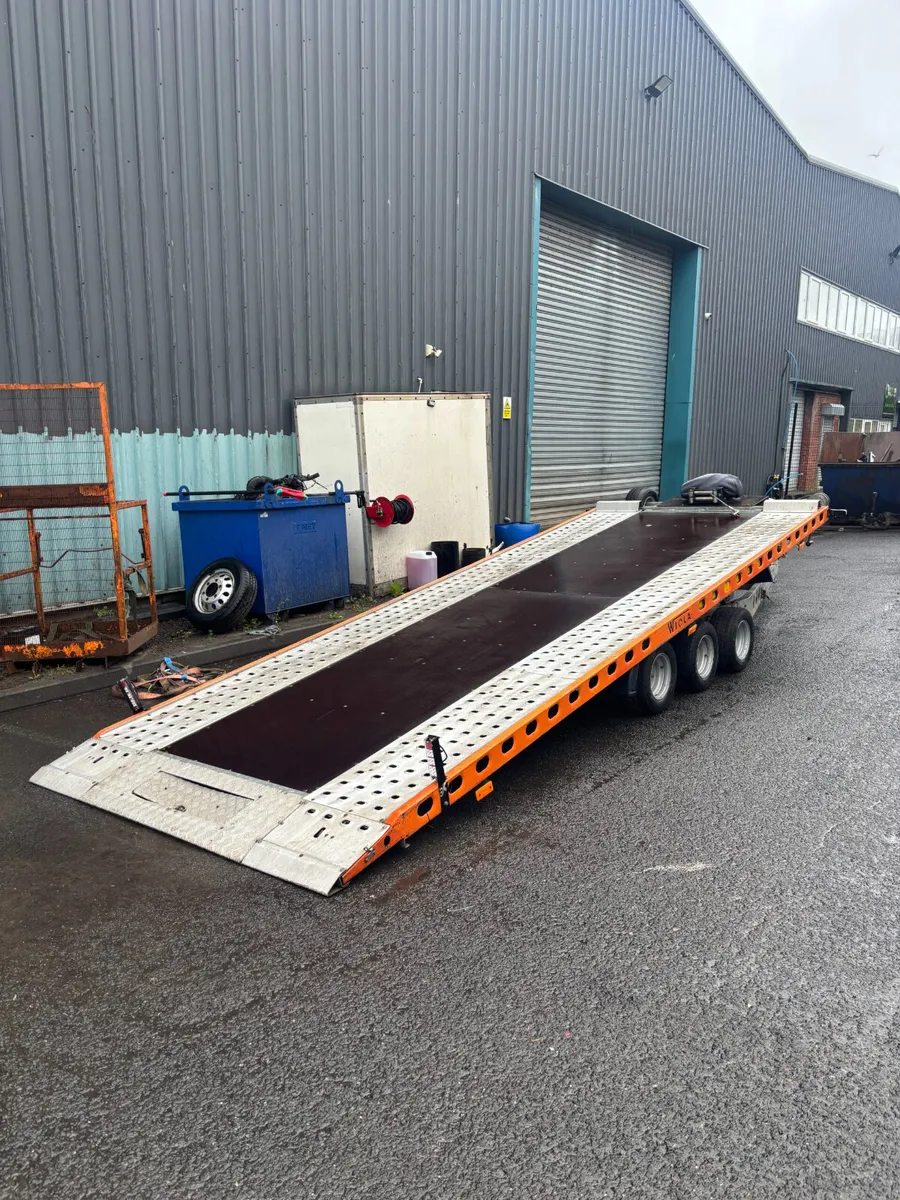 2021 Wiola W5 3 Axle Car Trailer - Image 1